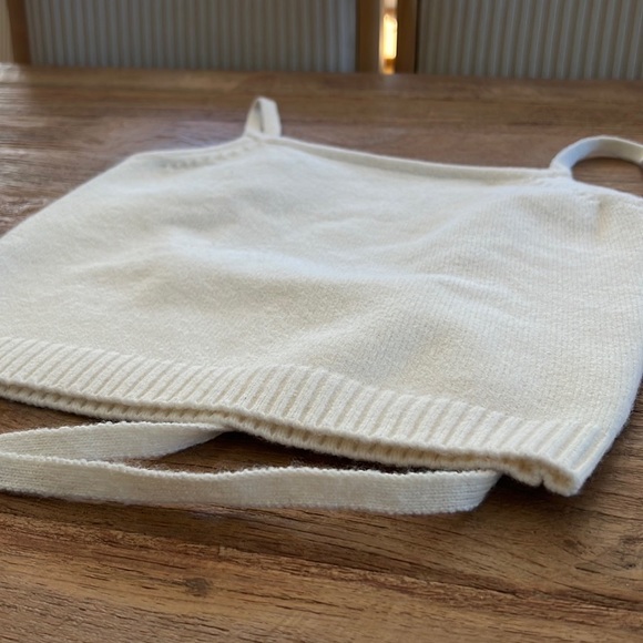 LINE & DOT • Megan Wrap Sweater Top in Cream - Picture 9 of 16